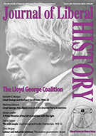 Journal of Liberal History 119 - Special issue: the Lloyd George coalition governments