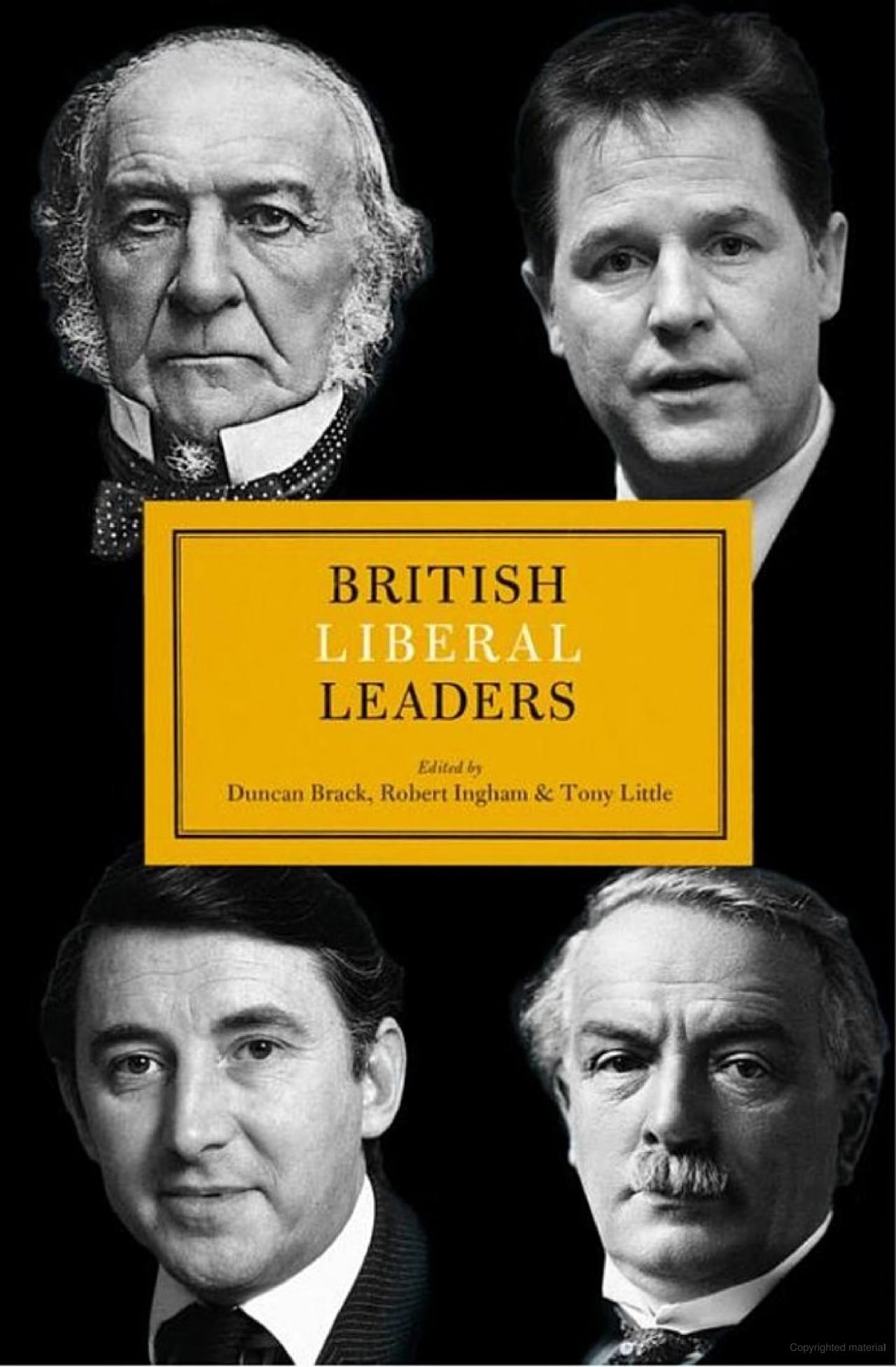 British Liberal Leaders Book cover